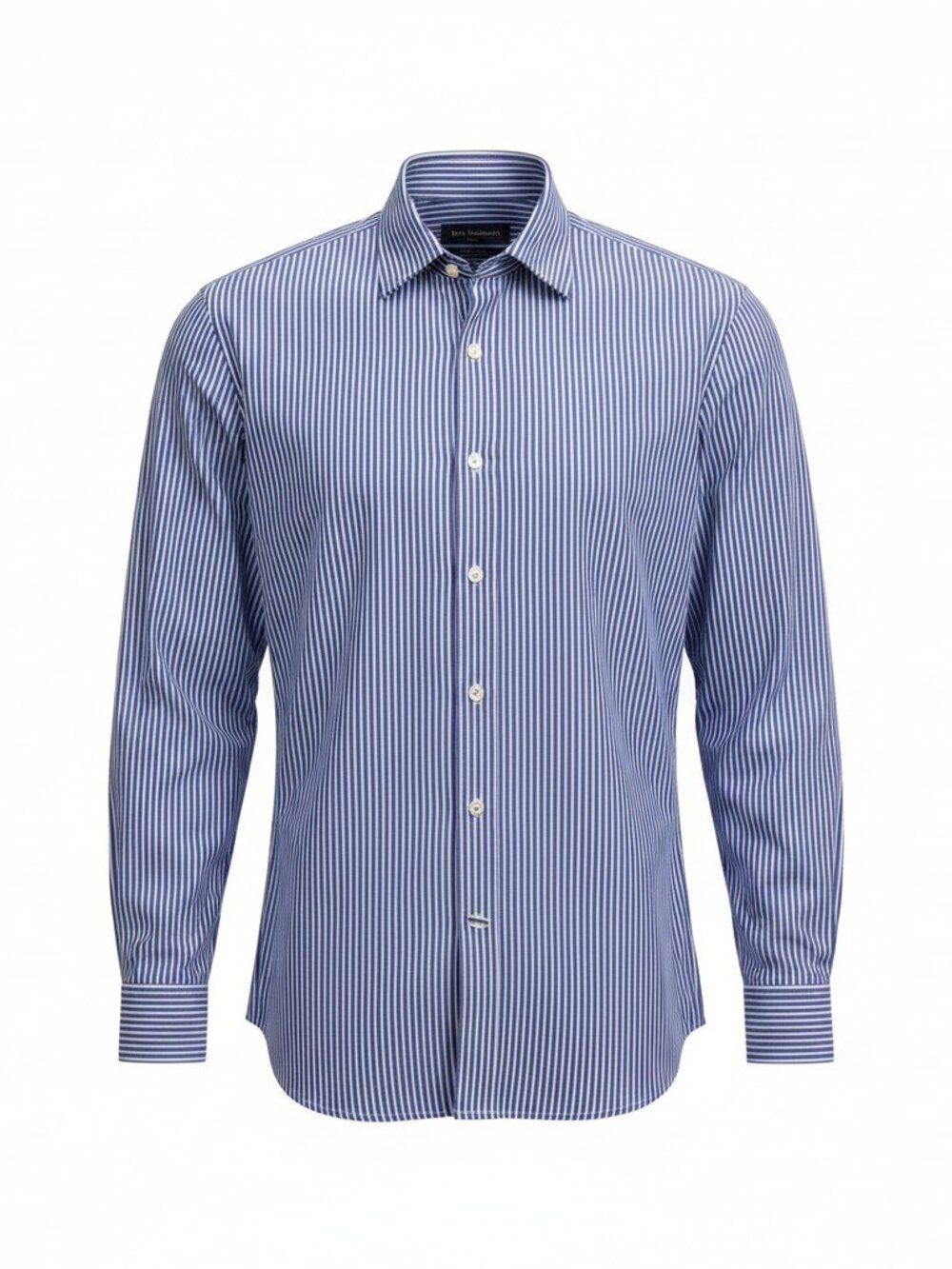Ben Sherman Blue Pin Stripe Long Sleeved Shirt XL